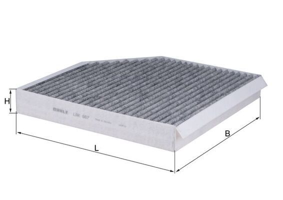 Filter, cabin air - LAK 667