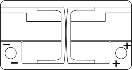 Exide AGM Battery  - 12 V - 82Ah - 800CCA