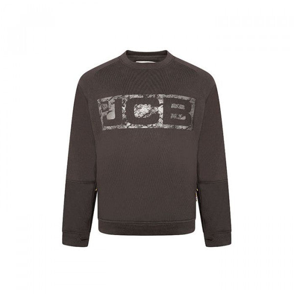 JCB Trade Crew Sweatshirt - Black - Large