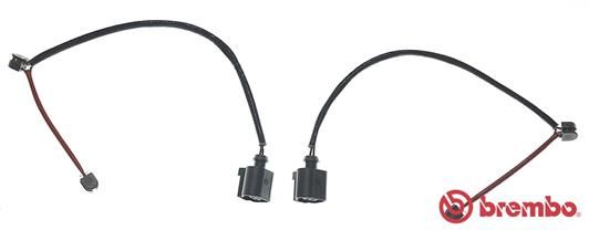 Warning Contact, brake pad wear - A 00 345