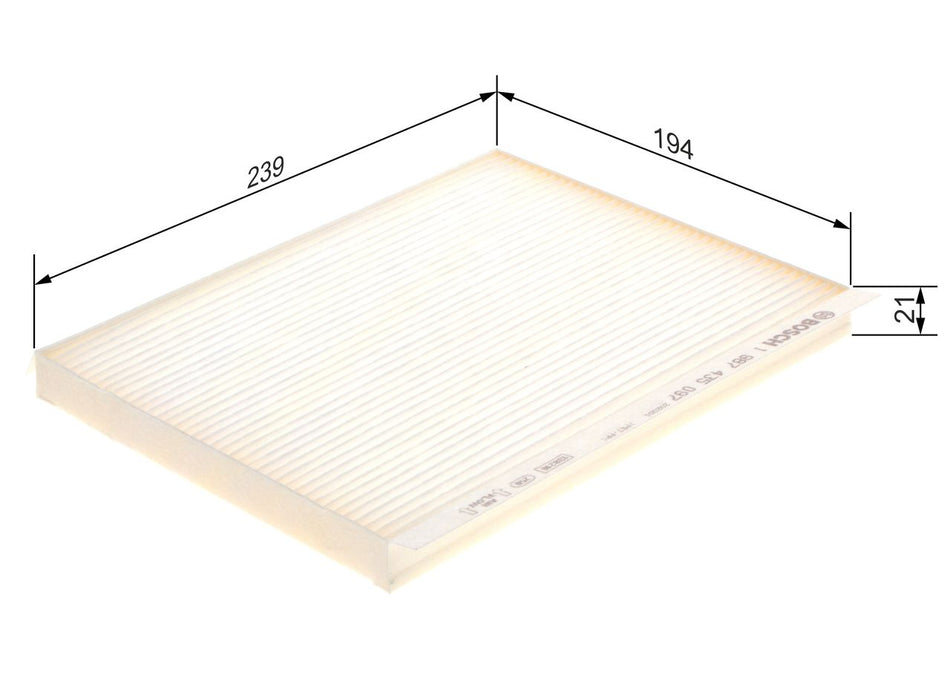 Filter, cabin air - 1 987 435 097