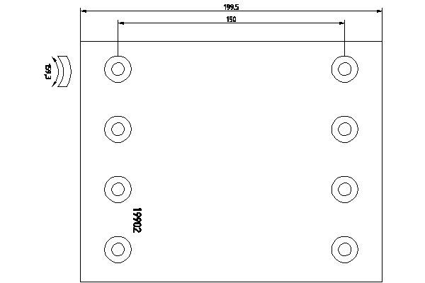 Brake Lining Kit, drum brake - 1990210