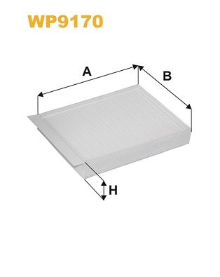 Filter, cabin air - WP9170