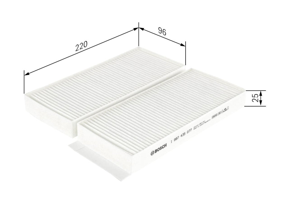 Filter, cabin air - 1 987 435 077