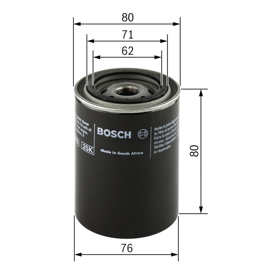 Oil Filter - F 026 407 005