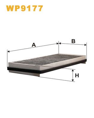 Filter, cabin air - WP9177
