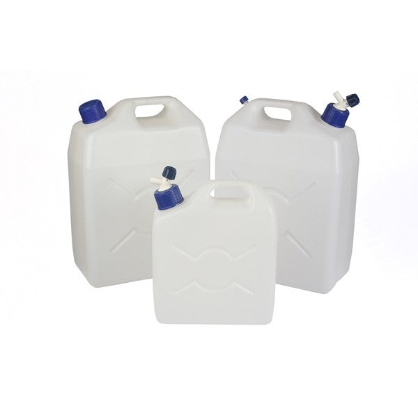 Jerry Can (Screw Cap & Tap) - Translucent - 25 Litre