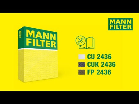 Mann & Hummel CUK2436 Filter, cabin air video
