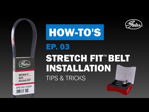 Gates 3PK695SF V-ribbed Belt video