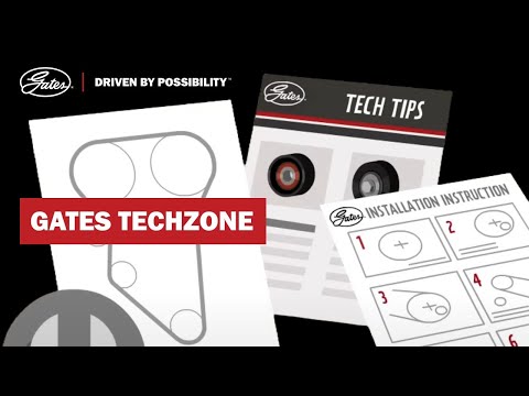 Gates K025508XS Timing Belt Kit video