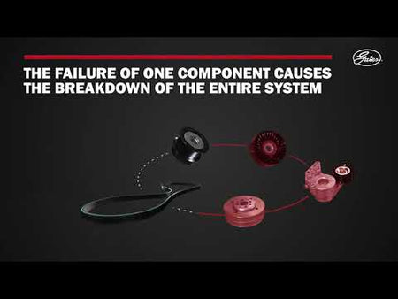 Gates T38428 Belt Tensioner, V-ribbed belt video