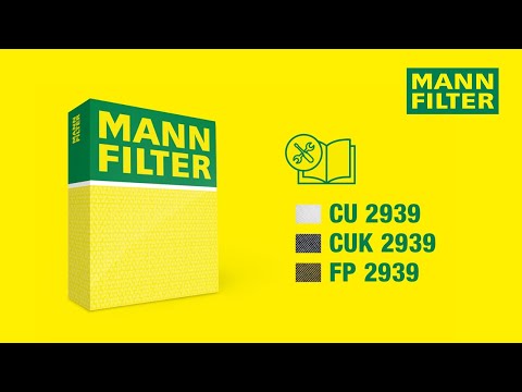 Mann & Hummel CU2939 Filter, cabin air video