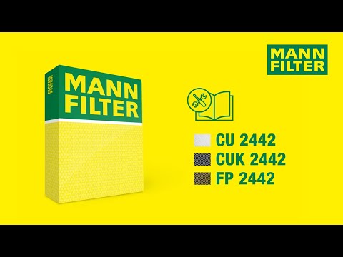 Mann & Hummel CU2442 Filter, cabin air video