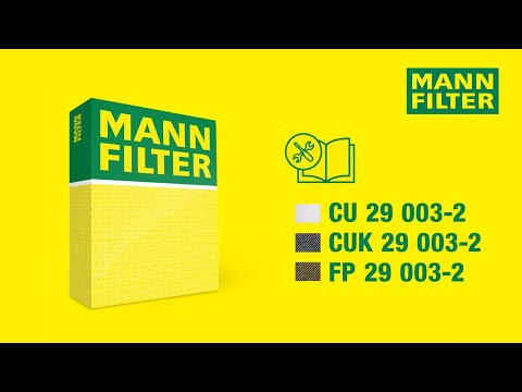Mann & Hummel CU29003-2 Filter, cabin air video